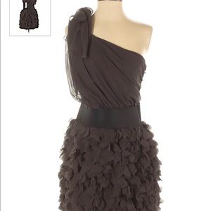 Foley + Corinna Brown Cocktail Mini Dress Sz S NWT